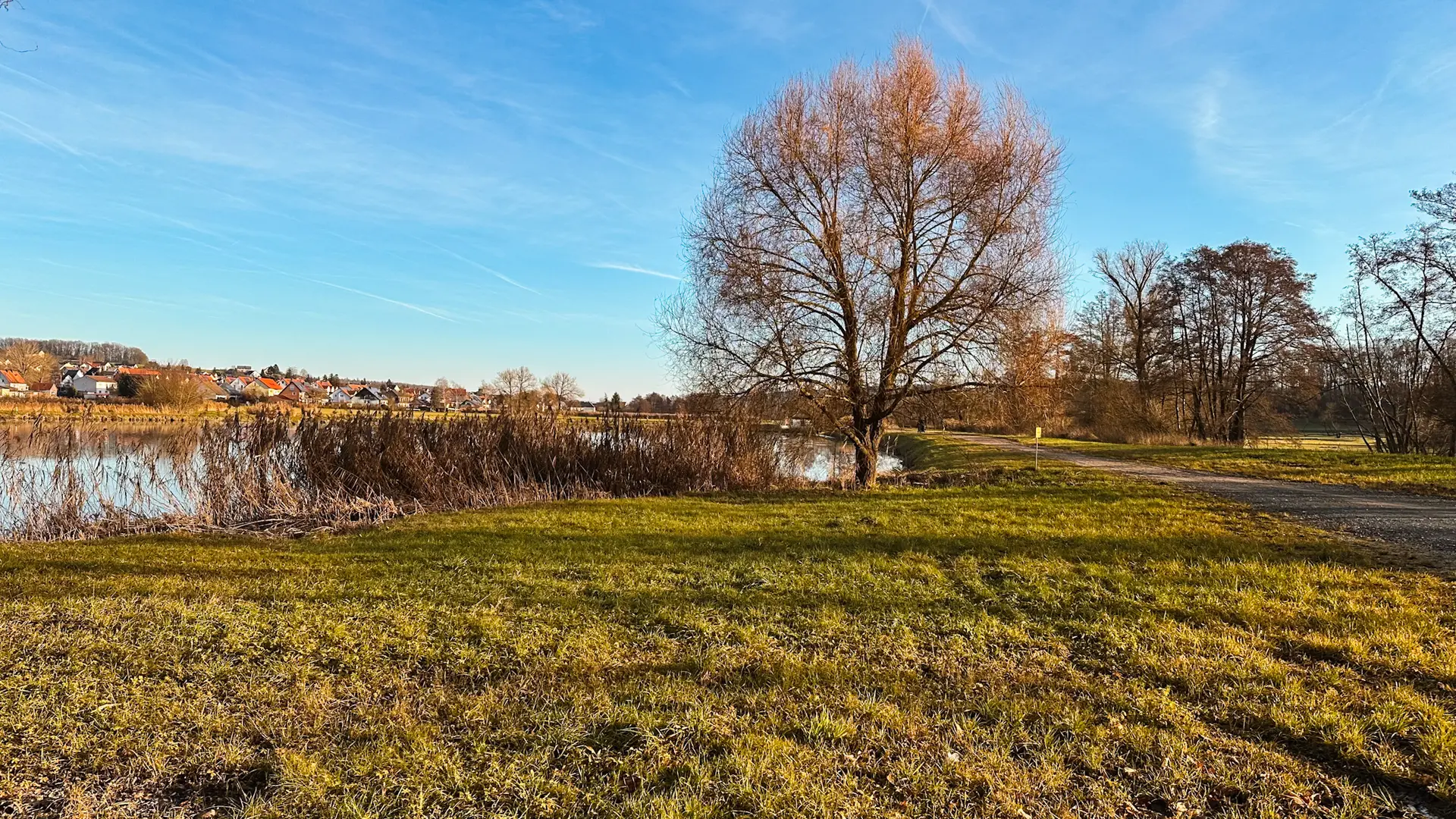 Garten Windfelder See Herbst